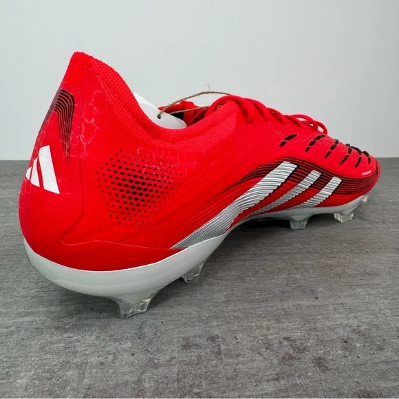 Adidas Predator Pro FG Soccer Cleats - Red/White - ID3856 Men's Size 12